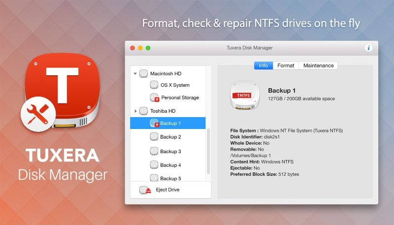Tuxera NTFS 2023.1 screenshot 2
